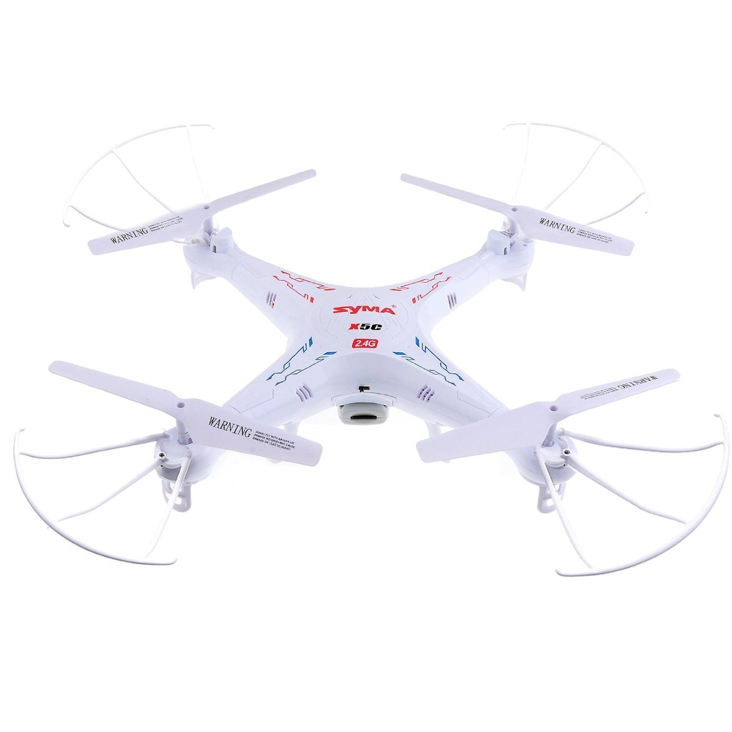 Cheerwing Syma X5C-1 Explorers 2.4Ghz 4CH 6-Axis Gyro RC Medium, White 