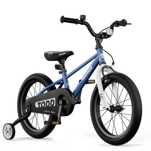 Kids Bike for Boys Girls, 14 16 18 Inch Children's Bicycle with Training Whee...
