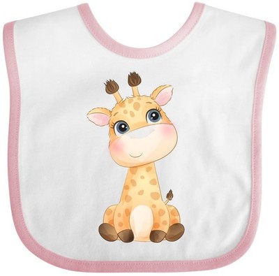 Inktastic Baby Giraffe Baby Bib Cute Clothing Infant