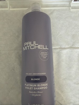 Paul Mitchell Platinum Blonde Violet Shampoo 1 L New 2026 Pack Packaging