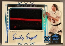 EMILY ENGSTLER 2022-23 Leaf Trinity Patch Auto XRC RC Holo Platinum /25 #PA-EE1