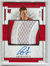 Jakob Poeltl 16/17 National Treasures auto RC #147 SN #12/99