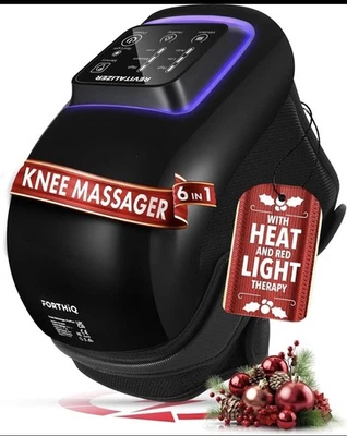 FORTHiQ Pro+ Knee Massager,Therapy and Vibration Heat & Red Light Pain ReliefCW