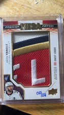 Keith Yandle 2019-20 UD Premier Mega Patch /24 Chest Logos Panthers Chiclets