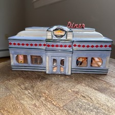 Vintage Denny s Diner Lighted Christmas Villa...