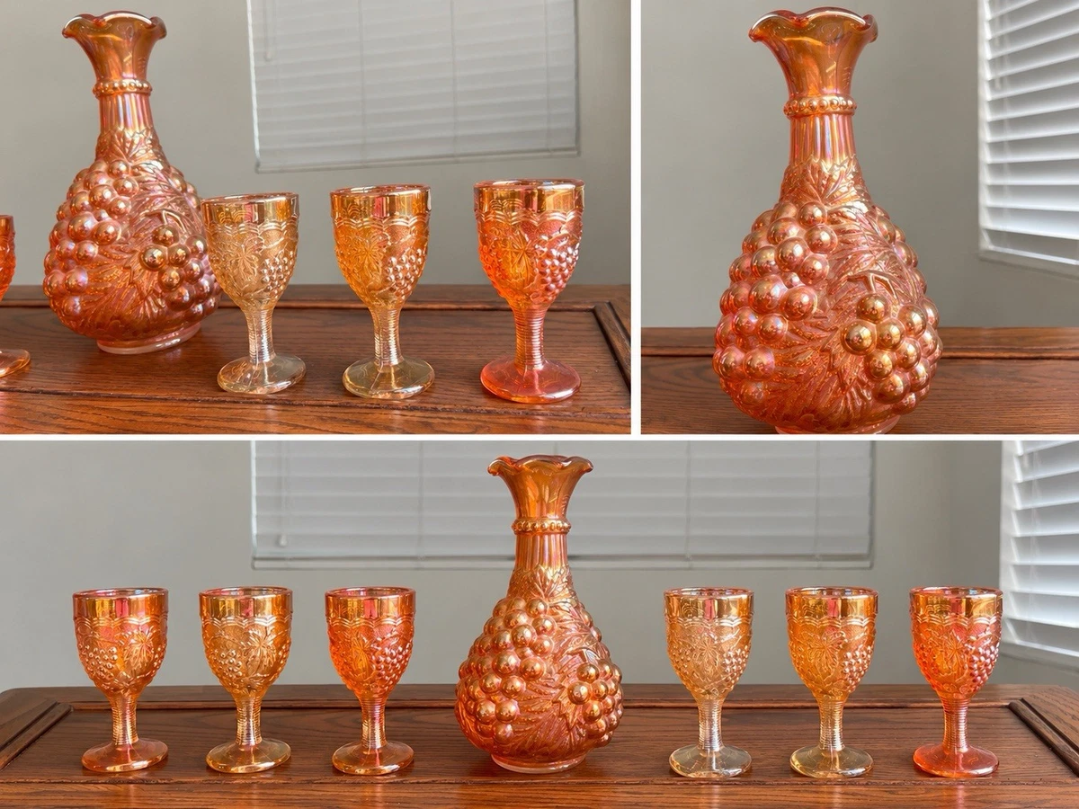 Indiana Glass Carnival Goblet In 40s 50s 60s Glassware for sale | eBay