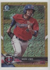 2018 Bowman Chrome Prospects Gold Shimmer Refractor 11/50 Royce Lewis #BCP93 2l4