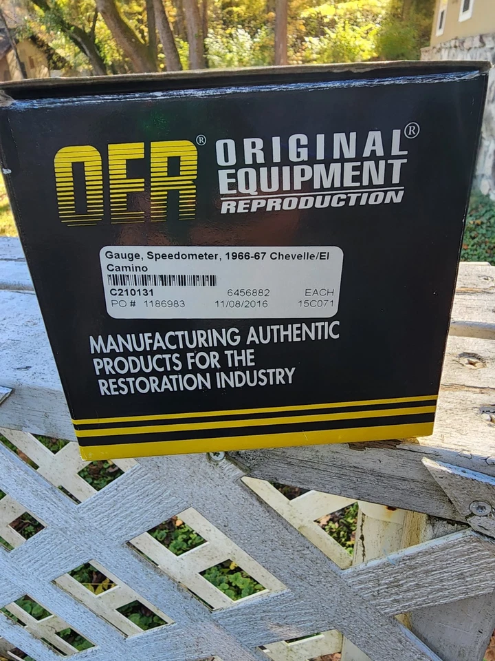Chevrolet Chevelle 1966-67/El Camino velocímetro Speedo montaje - NUEVO Foto 3 de 4
