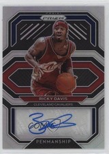 2020-21 Panini Prizm Penmanship Silver Prizm Ricky Davis #PE-RID Auto 6o3