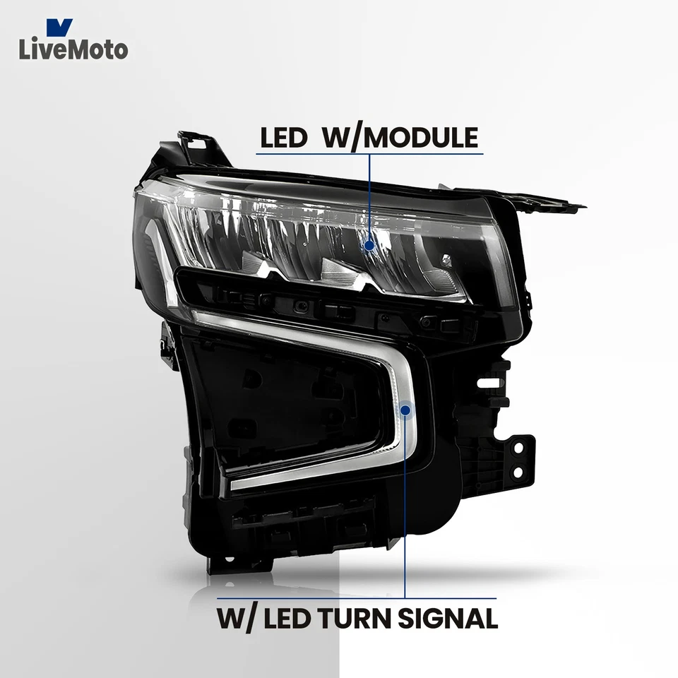 For 2021-2024 Chevy Tahoe/Suburban Full LED Headlight Right Passenger Side Foto 3 de 4