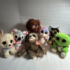 Lot of 7 Small Plush Beanie Boos w/ Tags