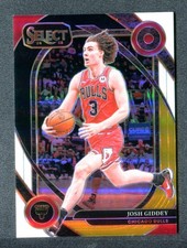 2024-25 Select Black White Gold Prizms #238 Josh Giddey 1/1 Courtside Bulls