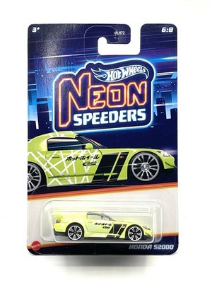 Hot Wheels Walmart Neon Speeders Honda S2000 S2K (yellow) 6/8 | eBay