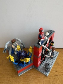 LEGO Spider Man Spiderman Doc Ock's Fusion Lab 4857 Rare Figures