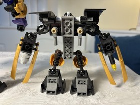 LEGO Bionicle 70789 + Ninjago 70723 Partial Build Mech Lot Incomplete