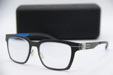 IC! BERLIN MR. YANG BOULDER BLUE GREY GUNMETAL AUTHENTIC FRAME EYEGLASSES 52-19