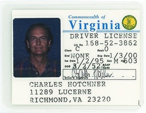 1998 -DEEP IMPACT- LEELEE SOBIESKI's DAD Original Movie Prop VA Driver's License