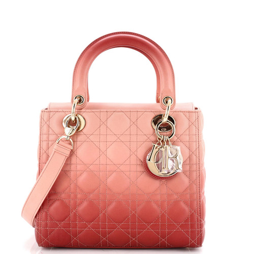 Christian Dior Lady Dior Bag Cannage Quilt Gradient Lambskin Medium