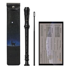 Soprano Recorder Instrument for Kids Beginners Student,8 Hole German Fingering R