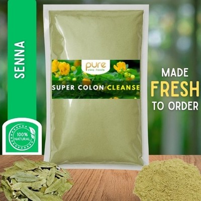 Senna Leaf Powder | Cassia | Hojas de Sen | Natural Laxative | Intestine Cleanse
