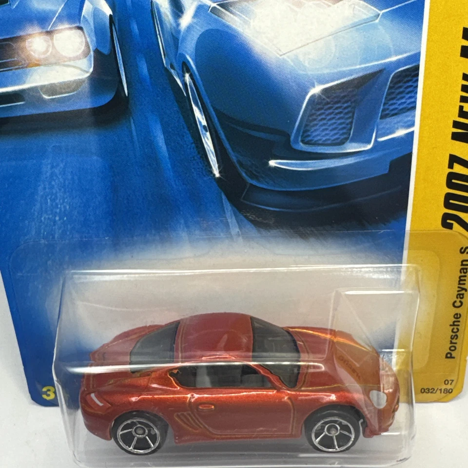 Hot Wheels 2007 Porsche Cayman S Orange New Models  - Image 2 of 3