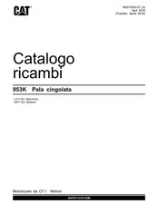 Caterpillar 953K Pala cingolata Catalogo ricambi Italiano