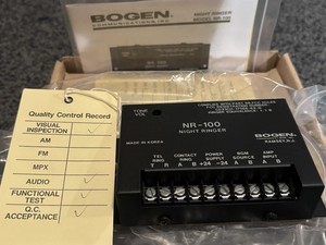 Vintage NOS Bogen Night RINGER NR-100 - OEM box + Papers