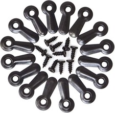 Honbay 100 Sets of Black Metal Picture Frame Turn Button and Screws for...