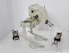T-355 VINTAGE 80'S KENNER STAR WARS AT-ST WALKER & SPEEDER BIKE LOT