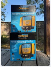 Fieldpiece SM482V SMAN 4-Valve Refrigerant Manifold w/ Vacuum Gauge, Wireless