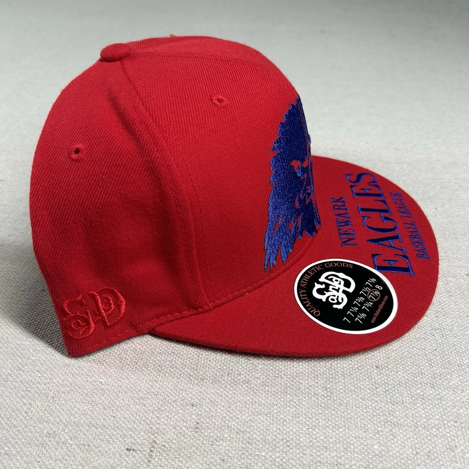 Stall & Dean Newark Eagles Hat Negro League Embroidered Baseball Fitted 7 7/8 - Image 4 of 4
