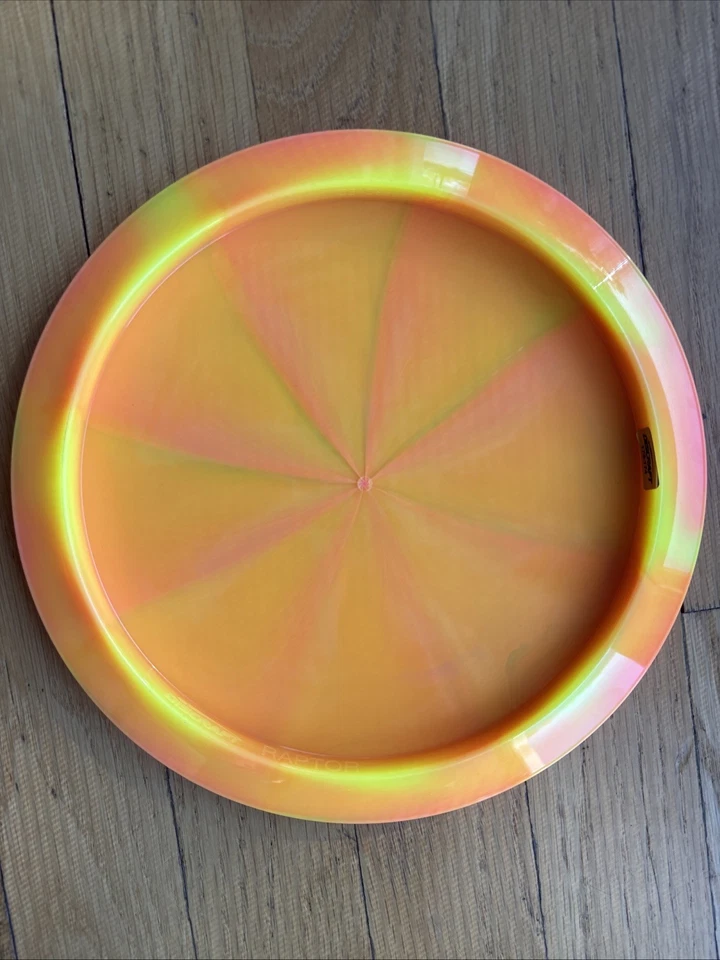 Discraft Z Swirl Raptor Aaron Gossage Tour Series Orange/Black Stamp 173-174g - Image 4 of 4