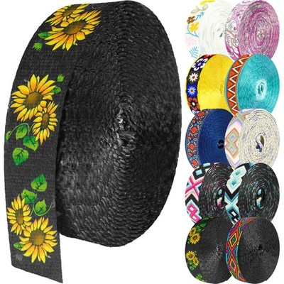 1.5 inch Patterned Nylon Webbing Belt Webbing Straps Purse Straps Backpack St...