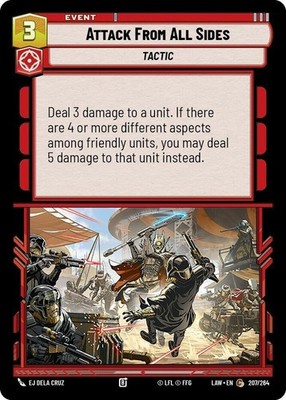 Attack From All Sides~207/264~NM~[LAW] - A Lawless Time~SWU