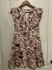 Floral Eliza J Cream Dress