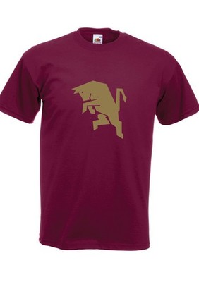 T-Shirt STIER Granat Herren Kinder Vintage Wappen Torello Gold 60er 70er 80er Fan