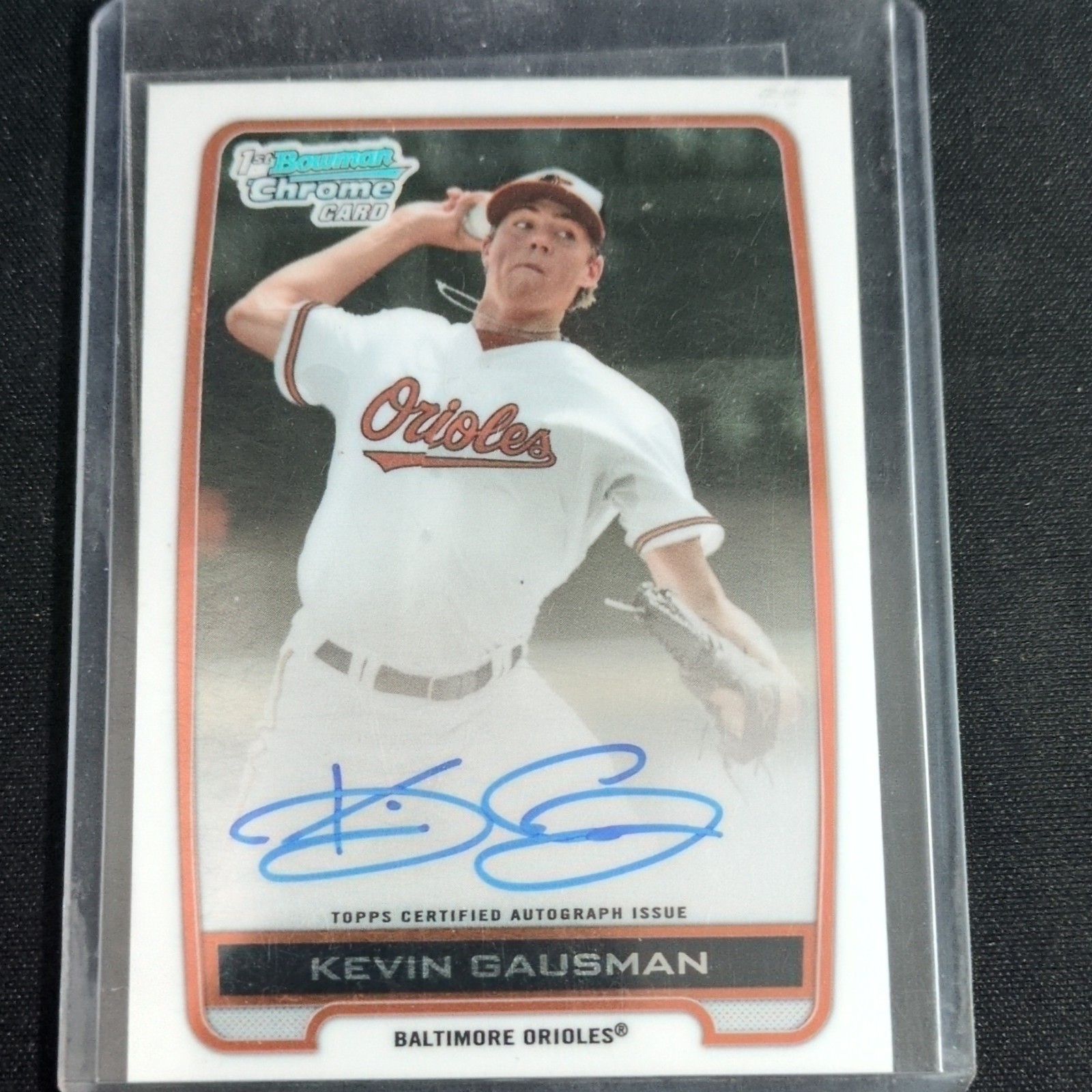 Topps 2012 Bowman Chrome Draft Kevin Gausman Autograph Rookie #BCA-KG Orioles