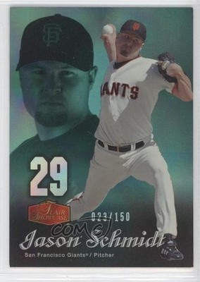 2006 Flair Showcase Legacy Emerald 23/150 Jason Schmidt #139 11pj