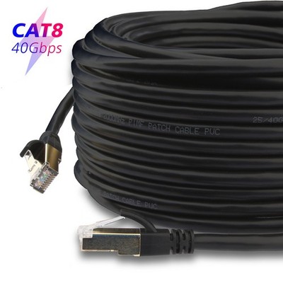 Cat 8 Ethernet Cable 40Gbps High Speed Upgrade, Long 66 ft / 20m