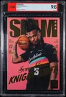 Stephon Castle San Antonio Spurs 1st Cover 2026 Gold Metal SLAM #261 /94 PSA 9.6