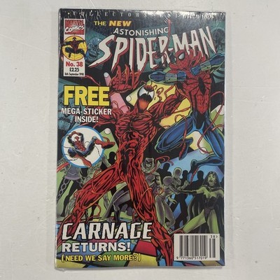Astonishing Spider-Man #38 1998 VF- UK Marvel Panini Inc. Free Stickers