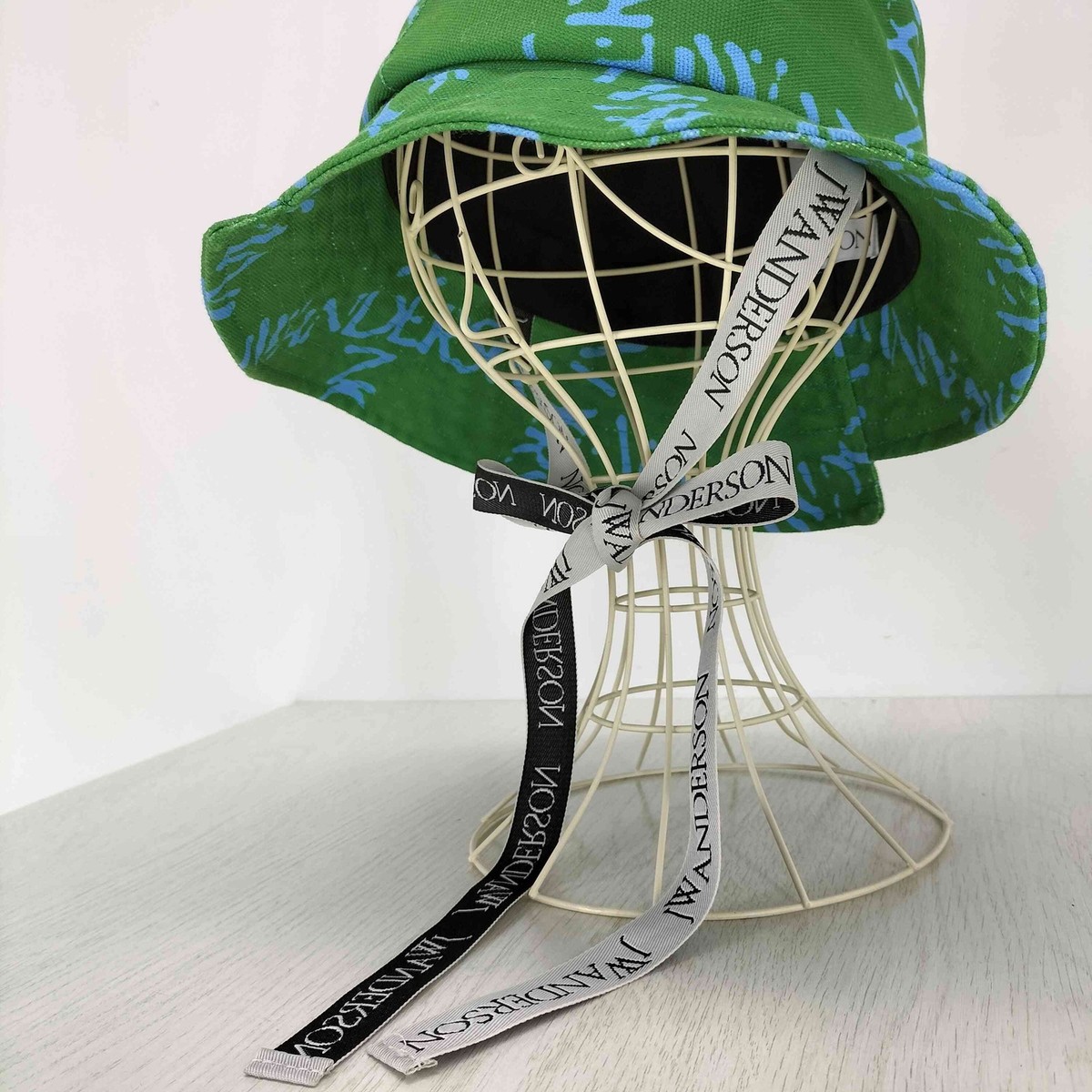 JW ANDERSON Logo Grid Asymmetric Bucket Hat Men's 60 | eBay