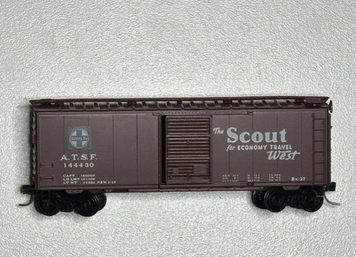 Micro-Trenes Kadee Escala N Santa Fe 40' Caja "The Scout" AT&SF 144430 | Zustand: Used