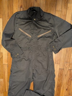 VTG Distressed Big Smith Coveralls Zip Up Jumpsuit Medium Mechanic Halloween St.