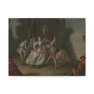 Unidentified (French) - Rustic Dance - 18th-19th century - Canvas Wall Art