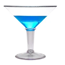 G.E.T. Shatterproof Jumbo Martini Glass 48oz BPA-Free Clear Barware Cocktail