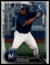 2016 Bowman #BCP30 David Denson Chrome Prospects