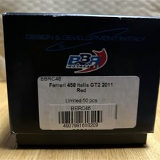 BBR 1/43 Ferrari 458 Italia GT2 2011 Red Edition 50 pcs