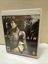 Heavy Rain PS3 Play Station 3 Video Game Disk Manual CIB