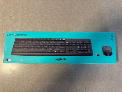 Logitech MK235 Wireless Keyboard and Mouse Combo USB Receiver Windows PC Laptop